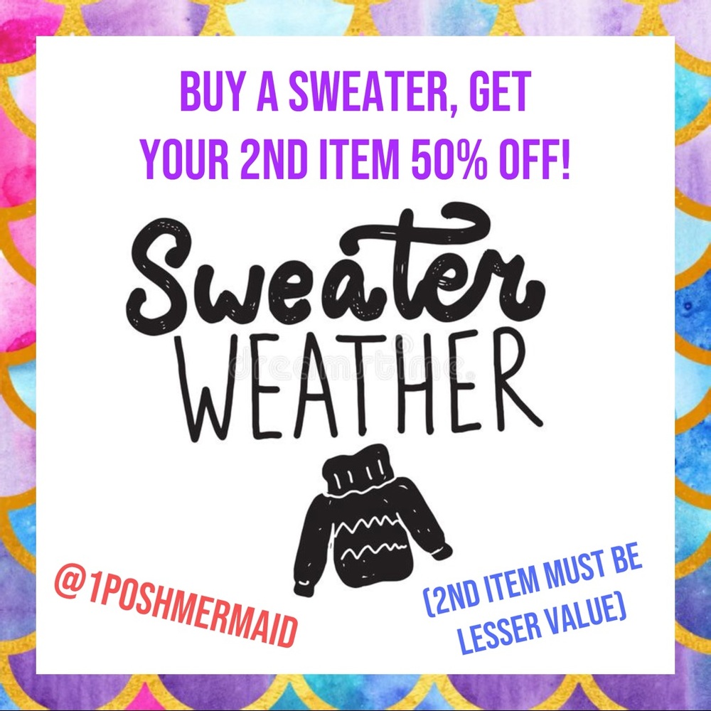 Sweater weather sale!